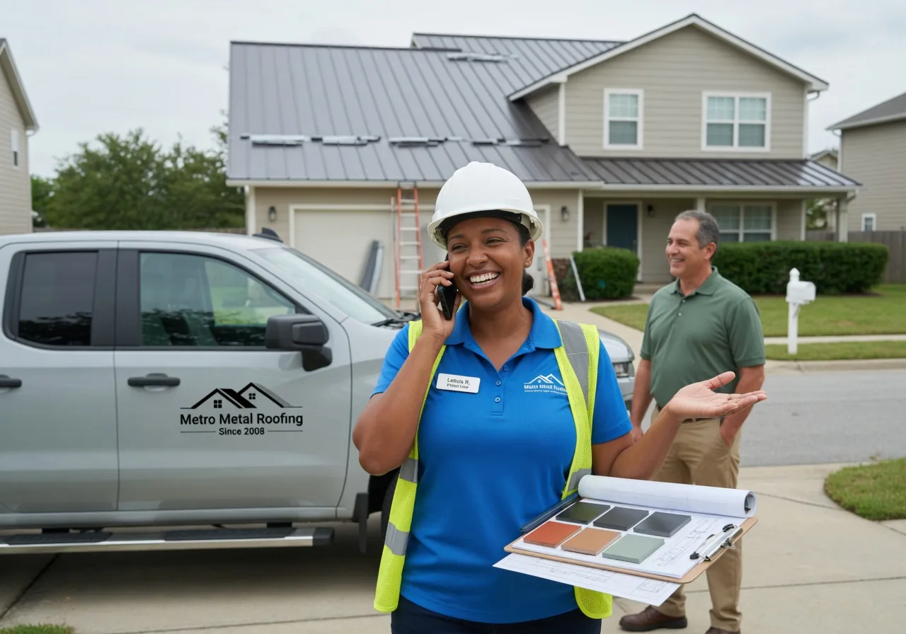 Storm Damage Metal Roof Repair in South Salem, OH